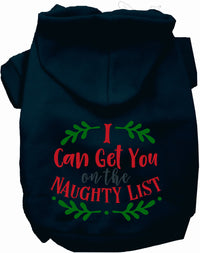 Can Get You on the List Christmas Pet Hoodie