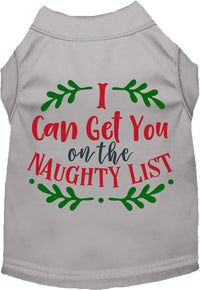 Can Get You on the List Christmas Pet Shirt