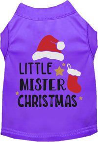 Little Mister Christmas Pet Shirt
