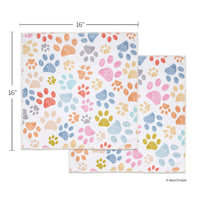 Paw Prints Pet Paw Microfiber Towels