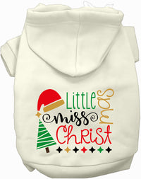 Little Miss Christmas Pet Hoodie