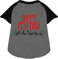 Happy Festivus Pet Raglan Shirt