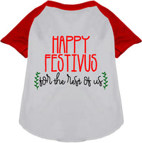 Happy Festivus Pet Raglan Shirt