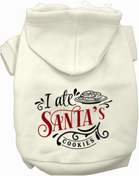 I Ate Santa's Cookies Pet Hoodie