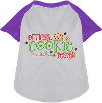 Official Cookie Tester Pet Raglan Shirt