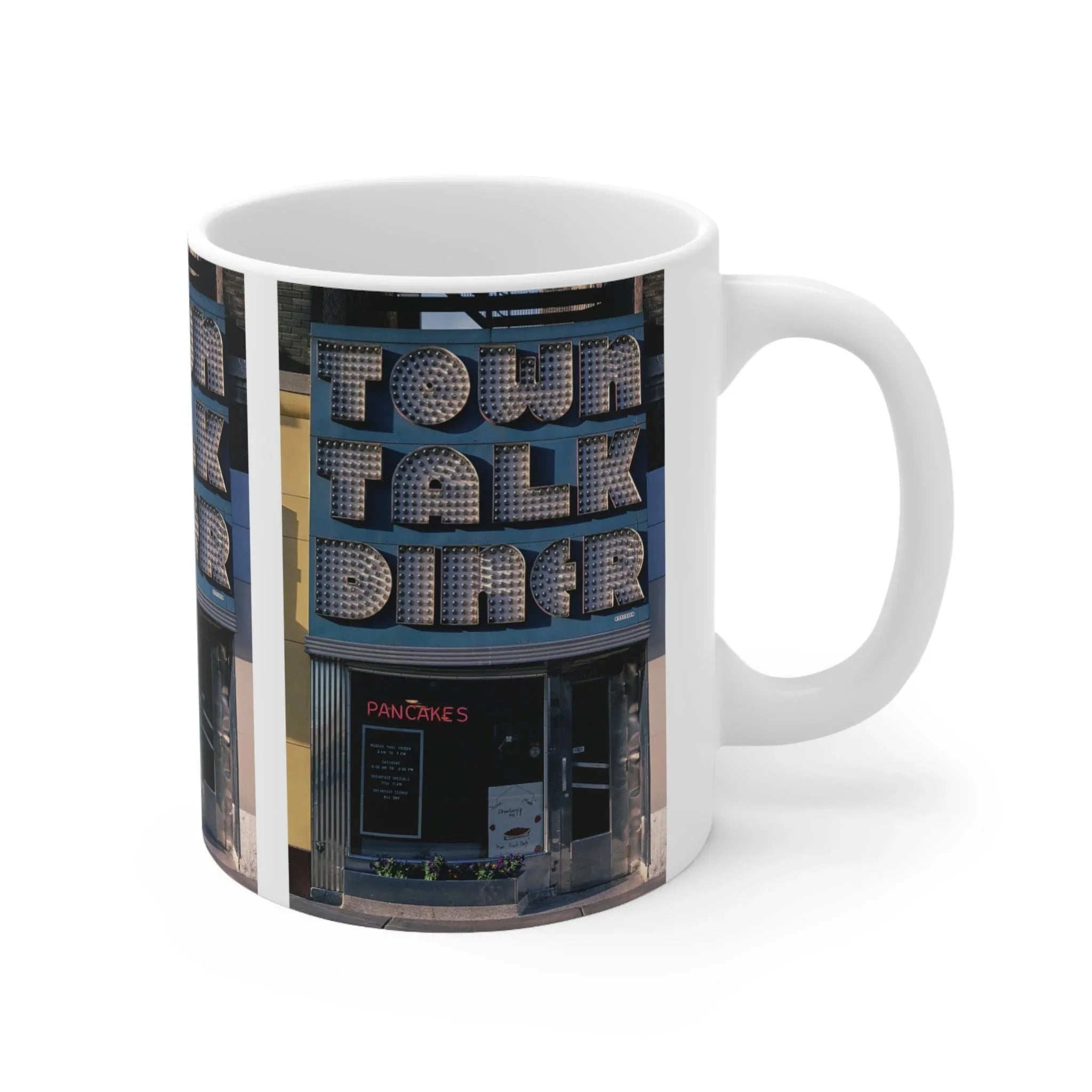 ROADSIDE MUGS - Town Talk Diner Ceramic Mug 11oz - BIG FRENCHIES
