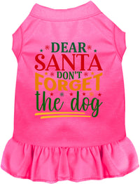 Don't Forget the Dog! Christmas Pet Dress