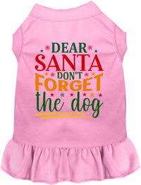 Don't Forget the Dog! Christmas Pet Dress