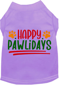 Happy Pawlidays Pet Shirt