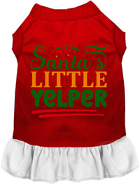 Santa's Little Yelper Pet Dress