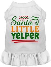 Santa's Little Yelper Pet Dress