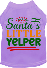 Santa's Little Yelper Pet Shirt