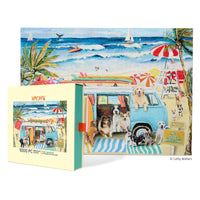 Doggie Surf School 1000 Piece Puzzle