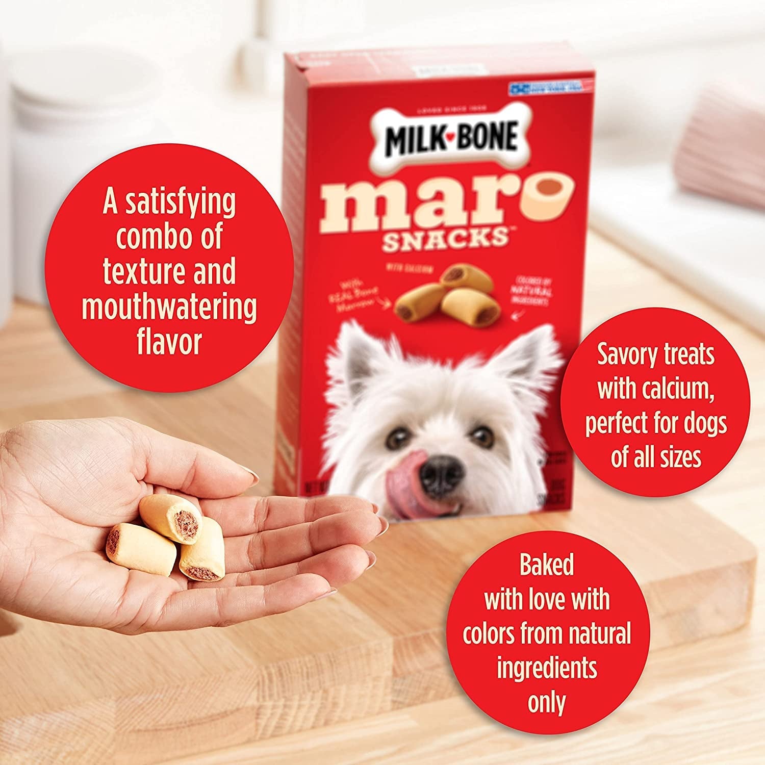 Dog treats Marosnacks, 40 Ounce - BIG FRENCHIES