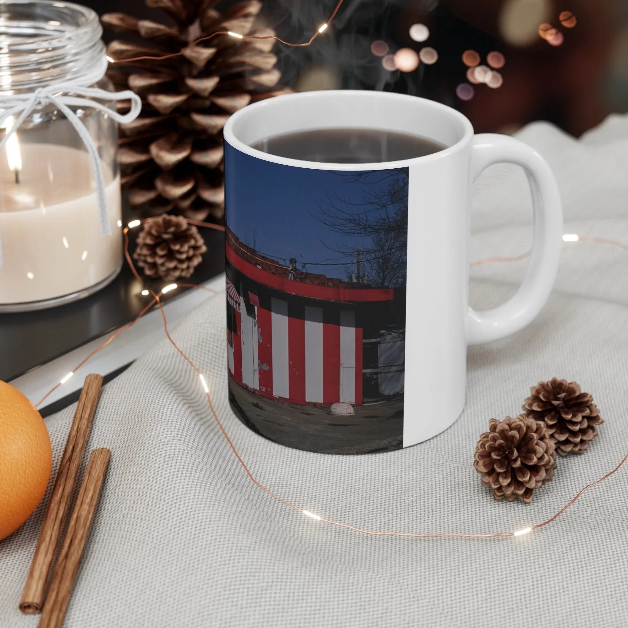 ROADSIDE MUGS - Bangs Diner Ceramic Mug 11oz - BIG FRENCHIES