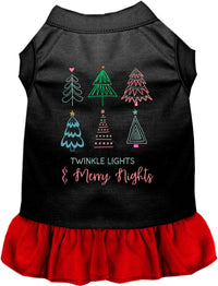 Twinkle Lights, Merry Nights Pet Dress