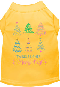 Twinkle Lights, Merry Nights Pet Shirt