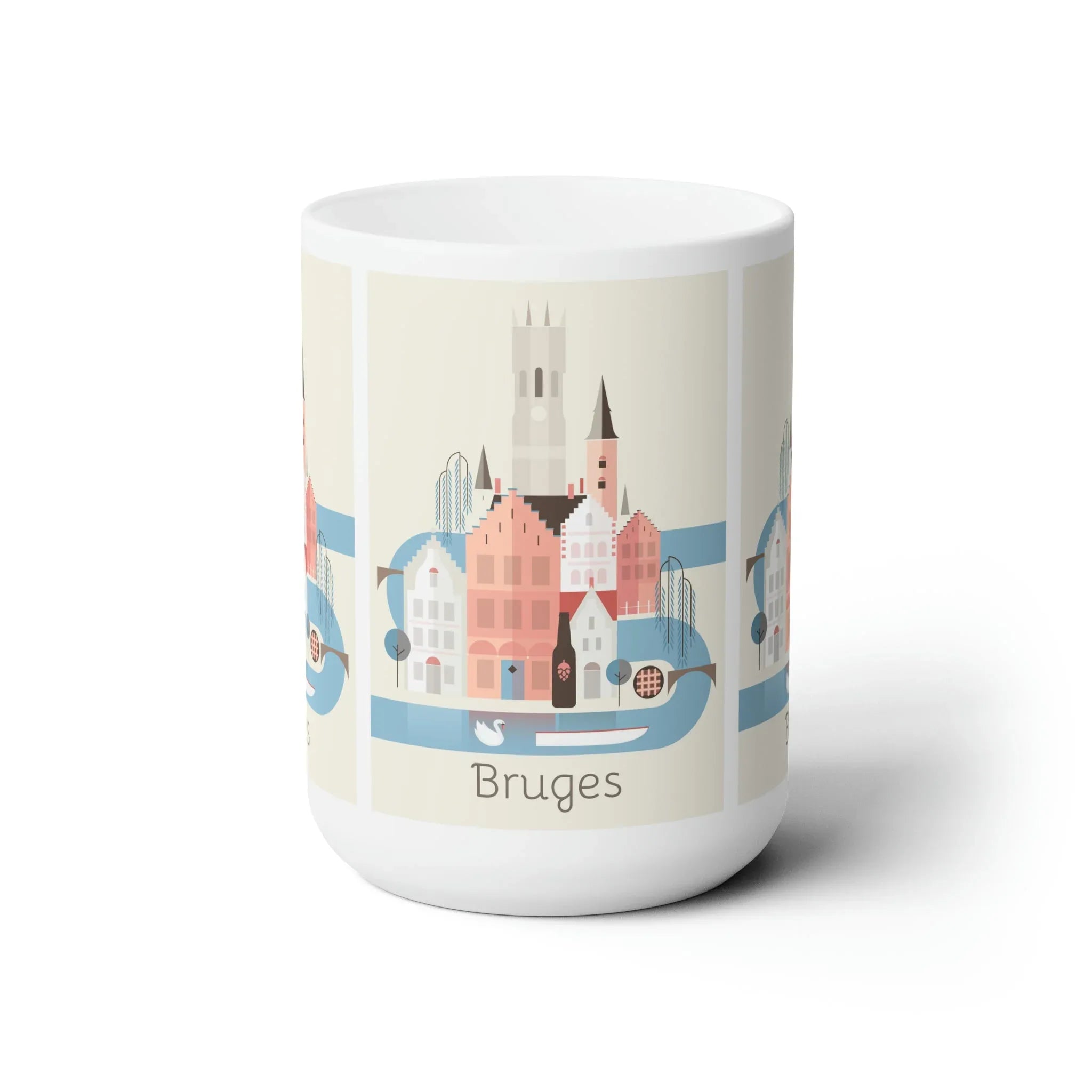 Bruges Ceramic Mug 11oz or 15oz - BIG FRENCHIES