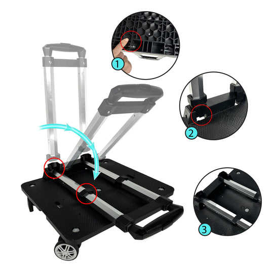 Mr. Peanut's Pet Carrier/Luggage Bag Spinner Wheelbase Luggage Cart - BIG FRENCHIES