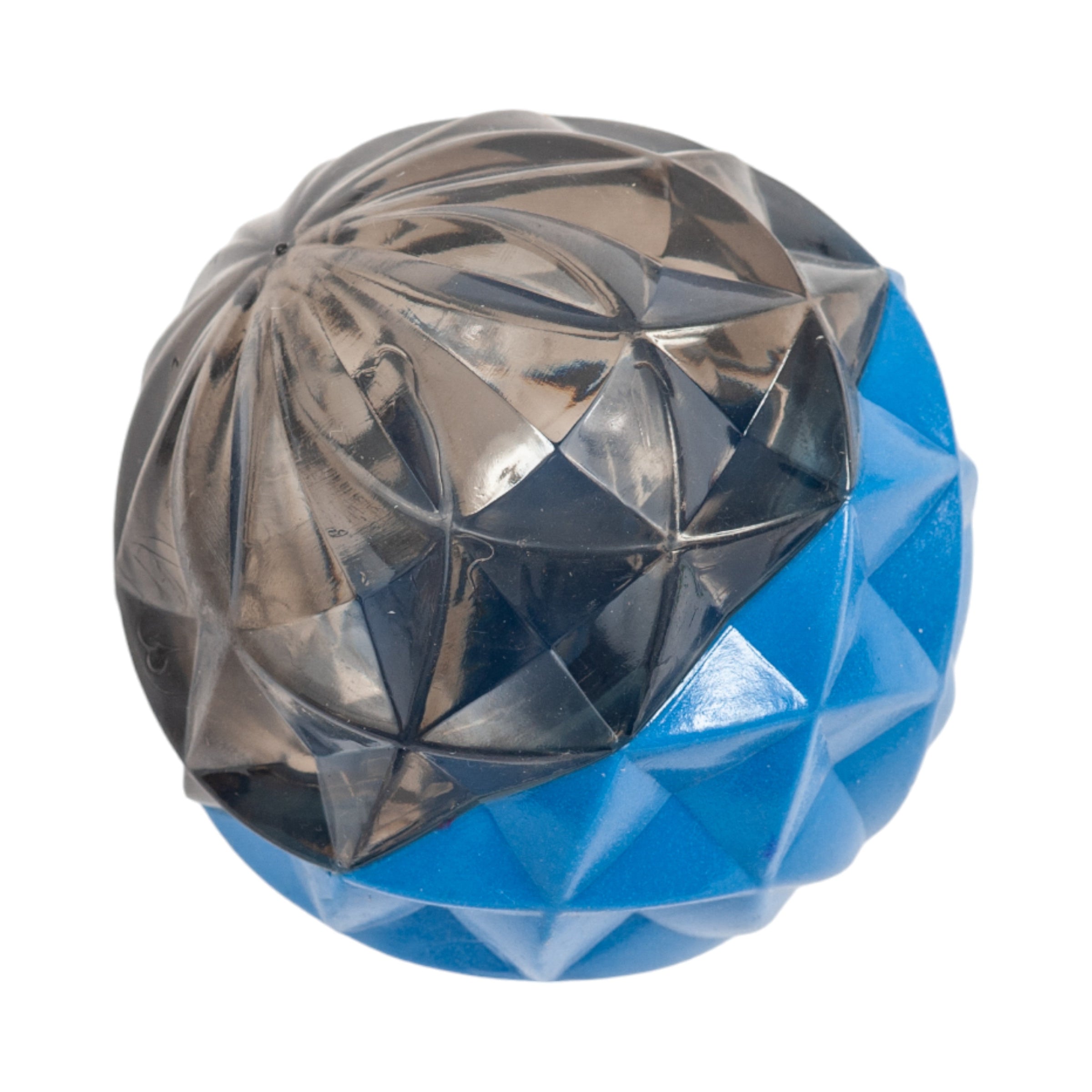Country Living Geometric Textured Ball Dog Chew Toy, Interactive Rubber Toy for Mental Stimulation – Large - BIG FRENCHIES