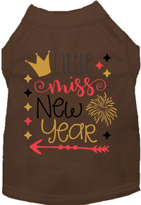 Little Miss New Year Pet Shirt