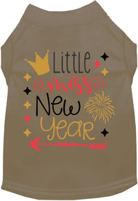 Little Miss New Year Pet Shirt