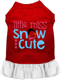 Little Miss Snow Cute Pet Dress