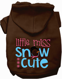 Little Miss Snow Cute Pet Hoodie