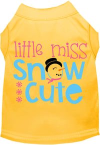 Little Miss Snow Cute Pet Shirt