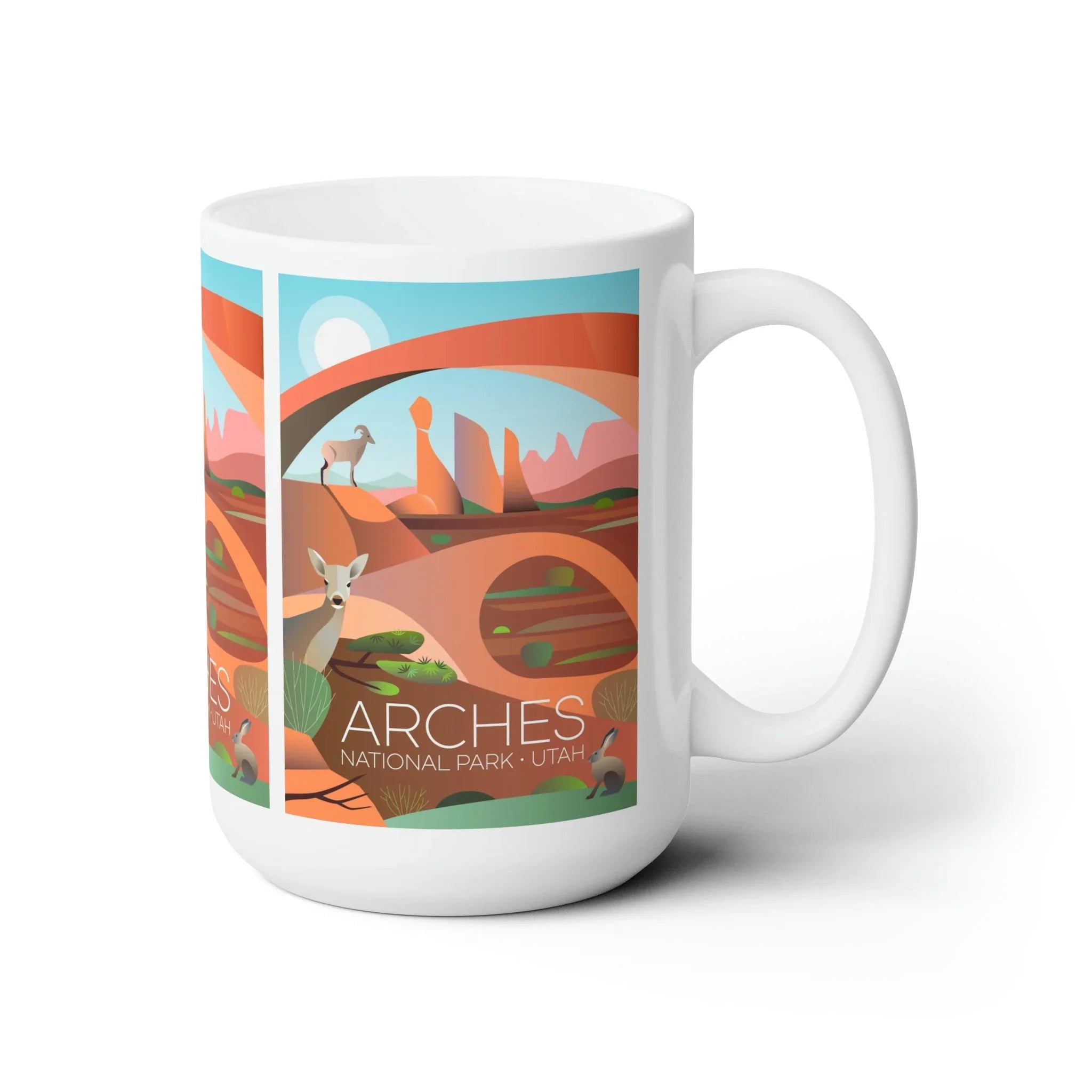 Arches National Park Ceramic Mug 11oz or 15oz - BIG FRENCHIES