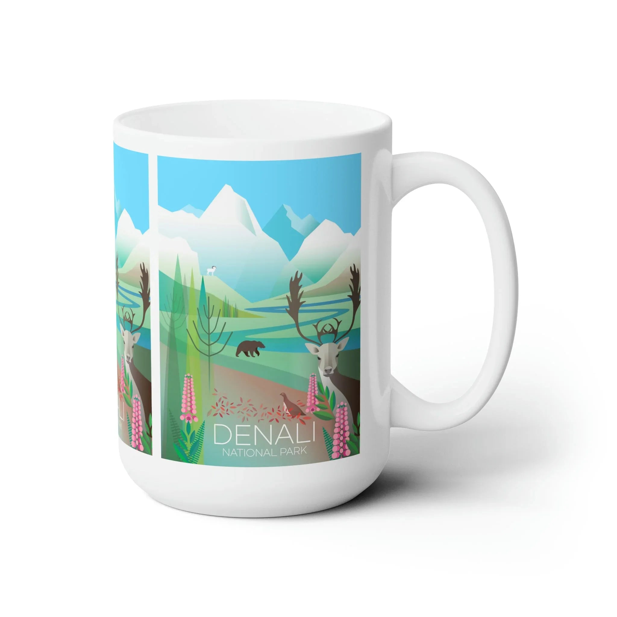 Denali National Park Ceramic Mug 11oz or 15oz - BIG FRENCHIES