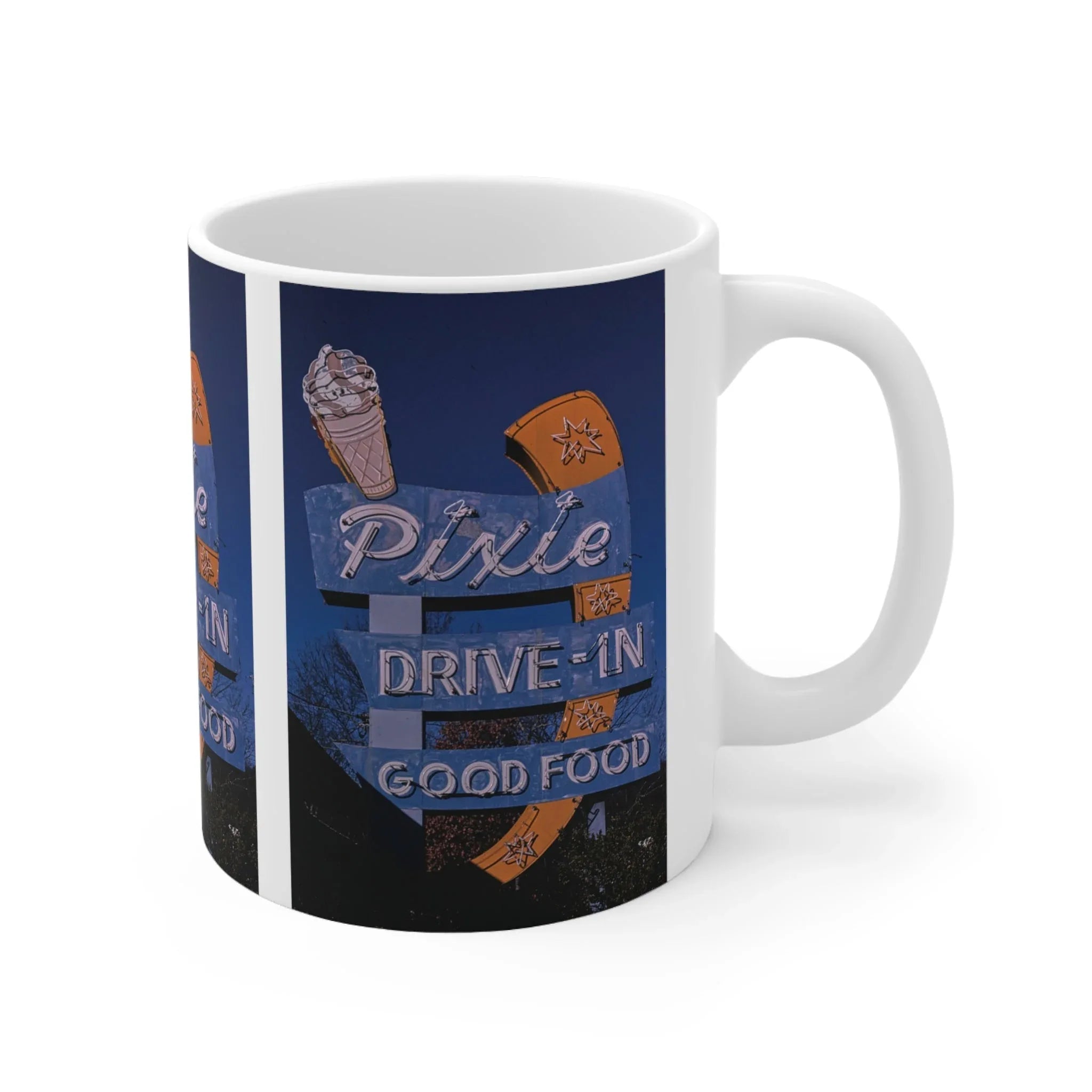 ROADSIDE MUGS - Pixie Drive-In Ceramic Mug 11oz - BIG FRENCHIES