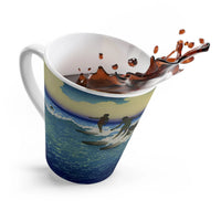 Vintage Surfers Latte Mug - BIG FRENCHIES