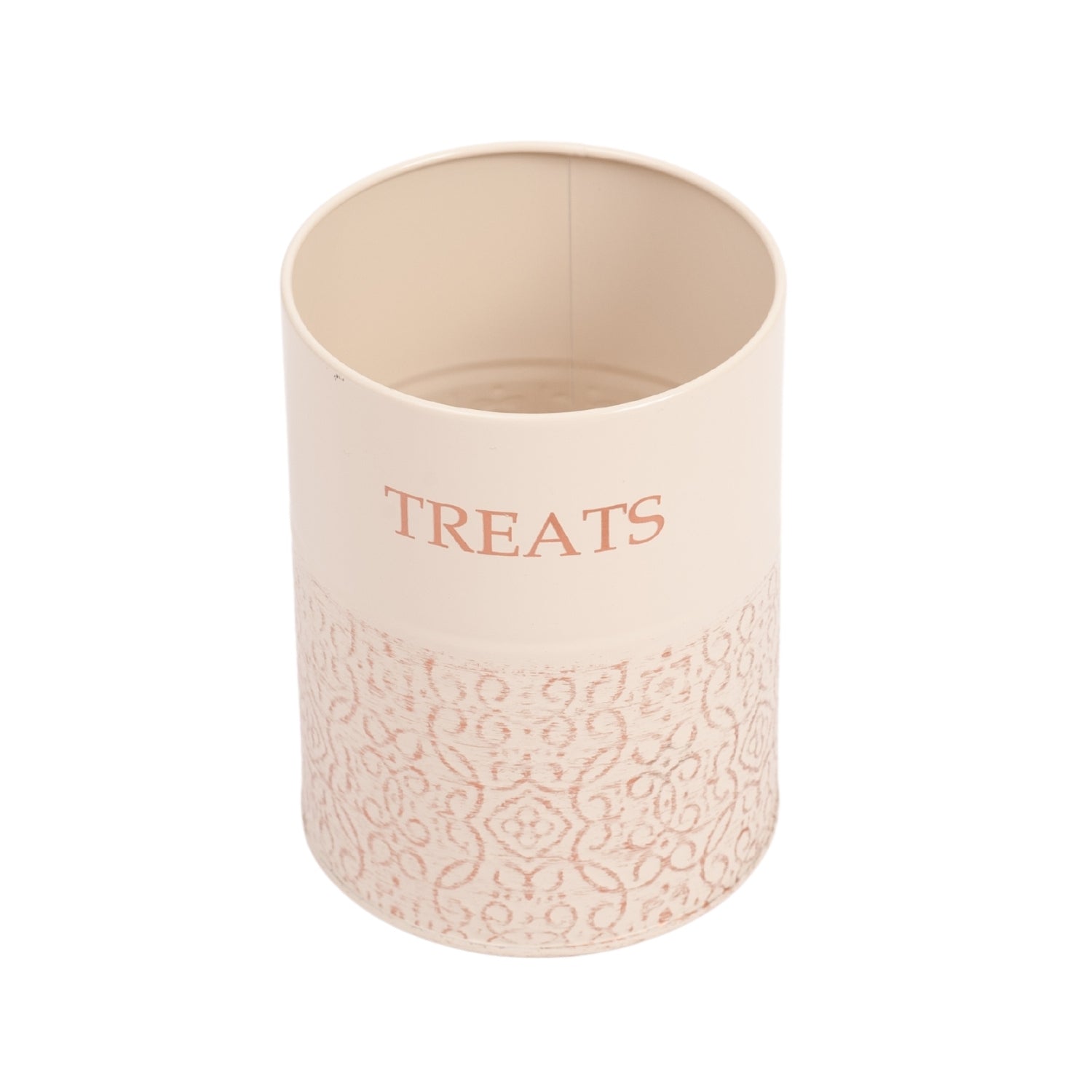 Country Living Dog Treat Canisters - Set of 2 Carbon Steel Jars with Bamboo Lids – White Swan - BIG FRENCHIES