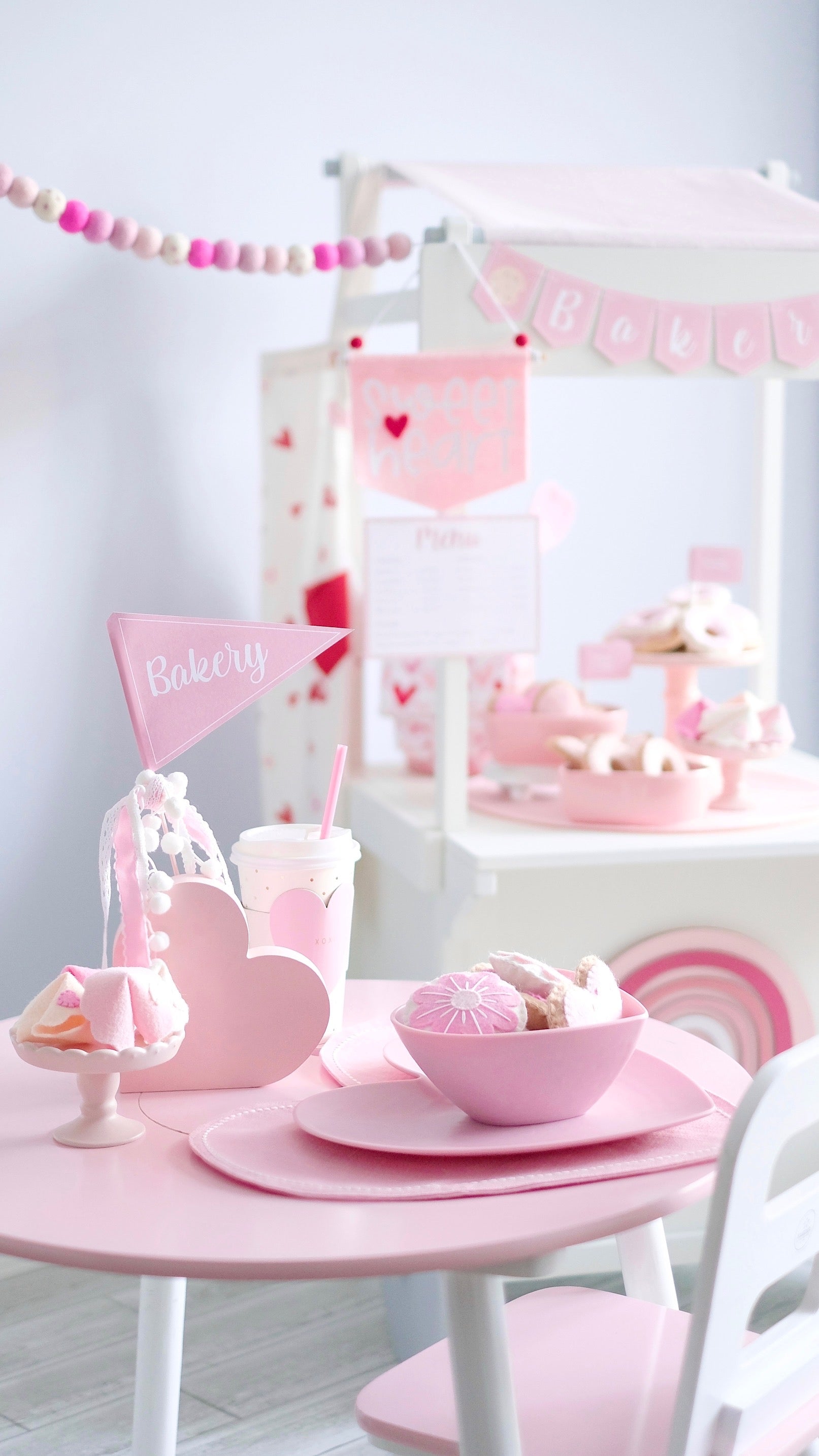 Valentines Bakery Printable Dramatic Play