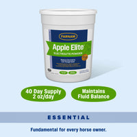 Farnam Apple Elite Electrolyte Powder for Horses Hydration Support Apple Flavor 5lb.
