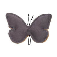 Country Living Canvas & Jute Butterfly-Shaped Dog Chew Toy – Durable, Safe and Non-Toxic - BIG FRENCHIES