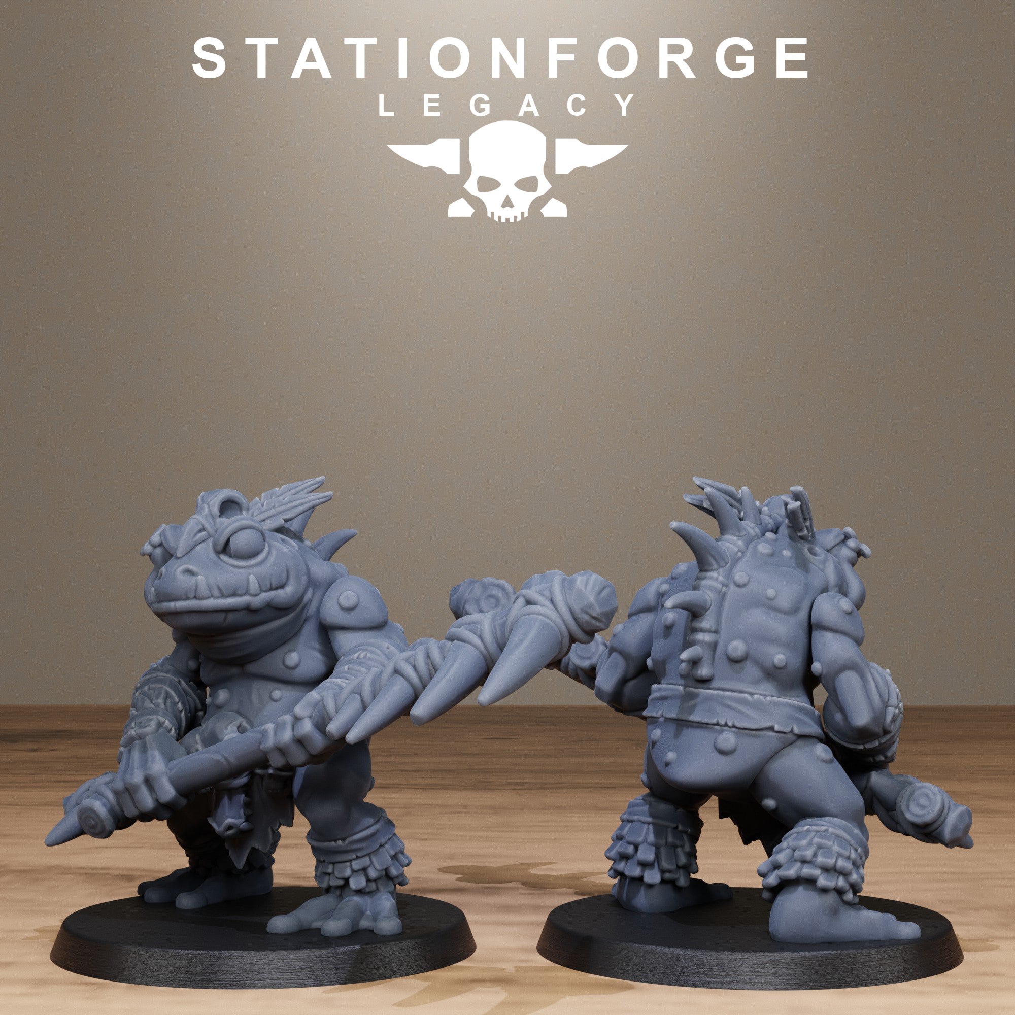 3D Printed Bogkin Heavies by Stationforge Miniatures