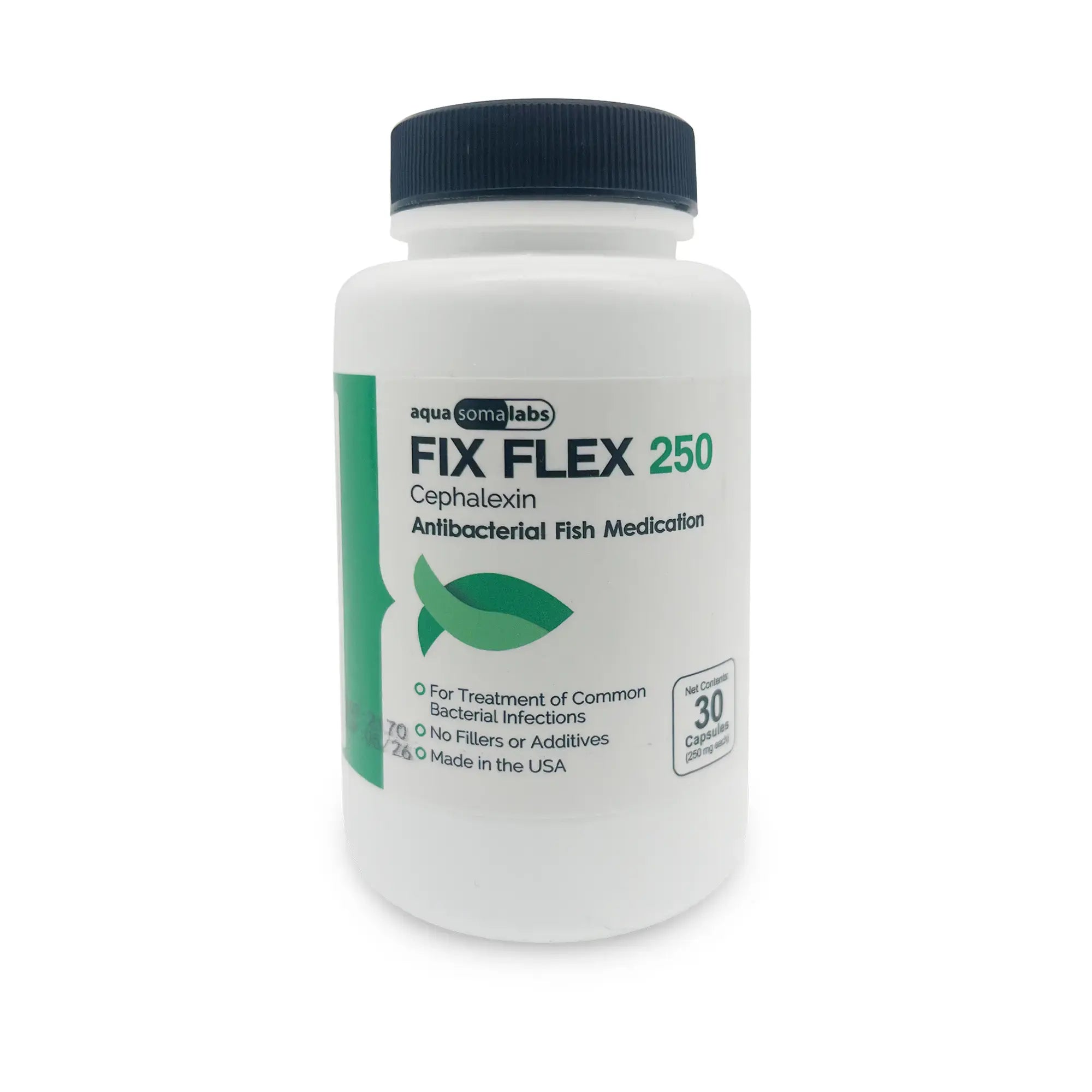 Fish Ceph 250mg Capsules for Aquarium Fish – 30 Count – Water Care Support