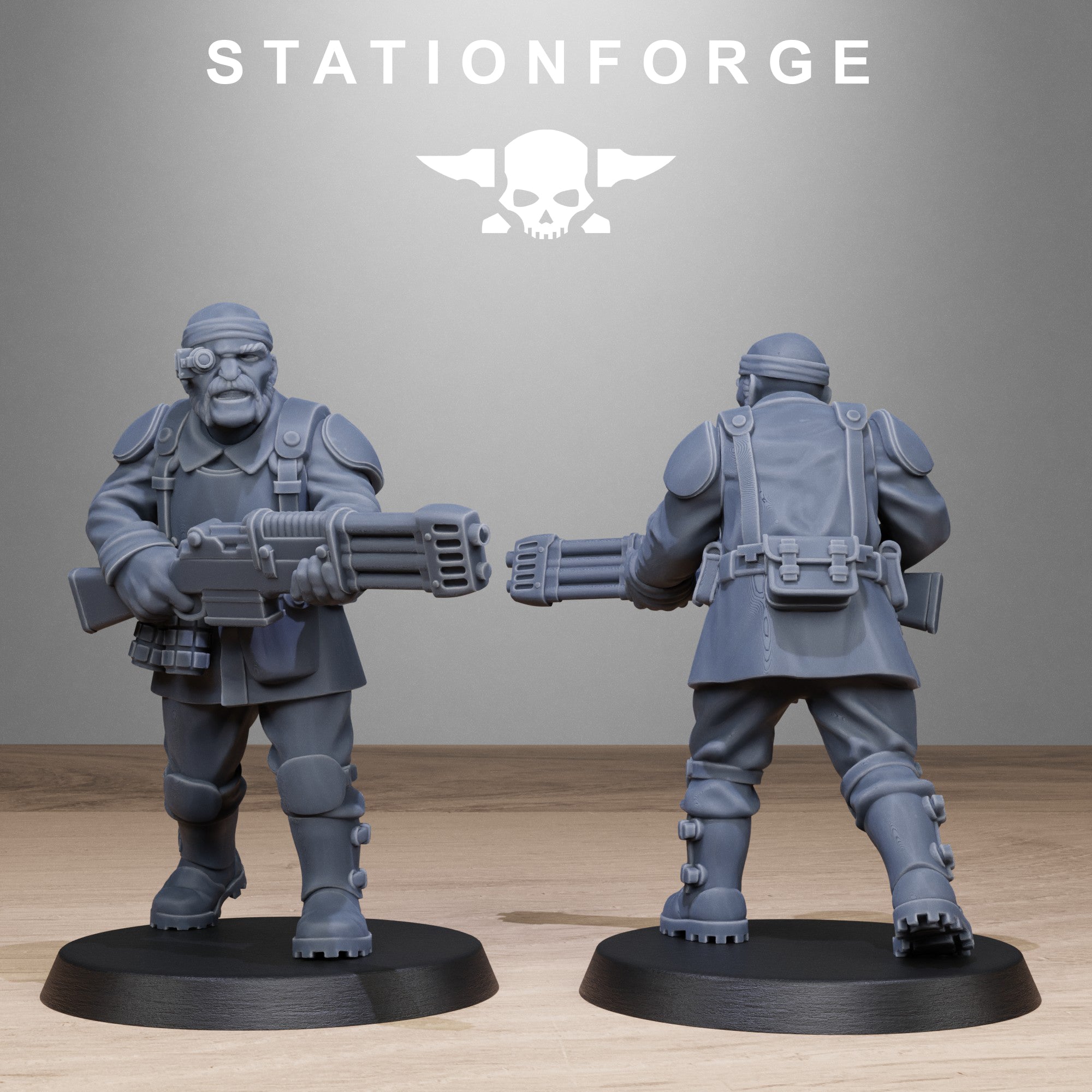 3D Printed FreeGuard Infantry by StationForge Miniatures