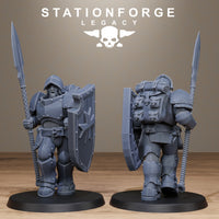 3D Printed Solaris Spearmen by Stationforge Miniatures