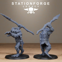 3D Printed Bogkin Spearmen by StationForge Miniatures