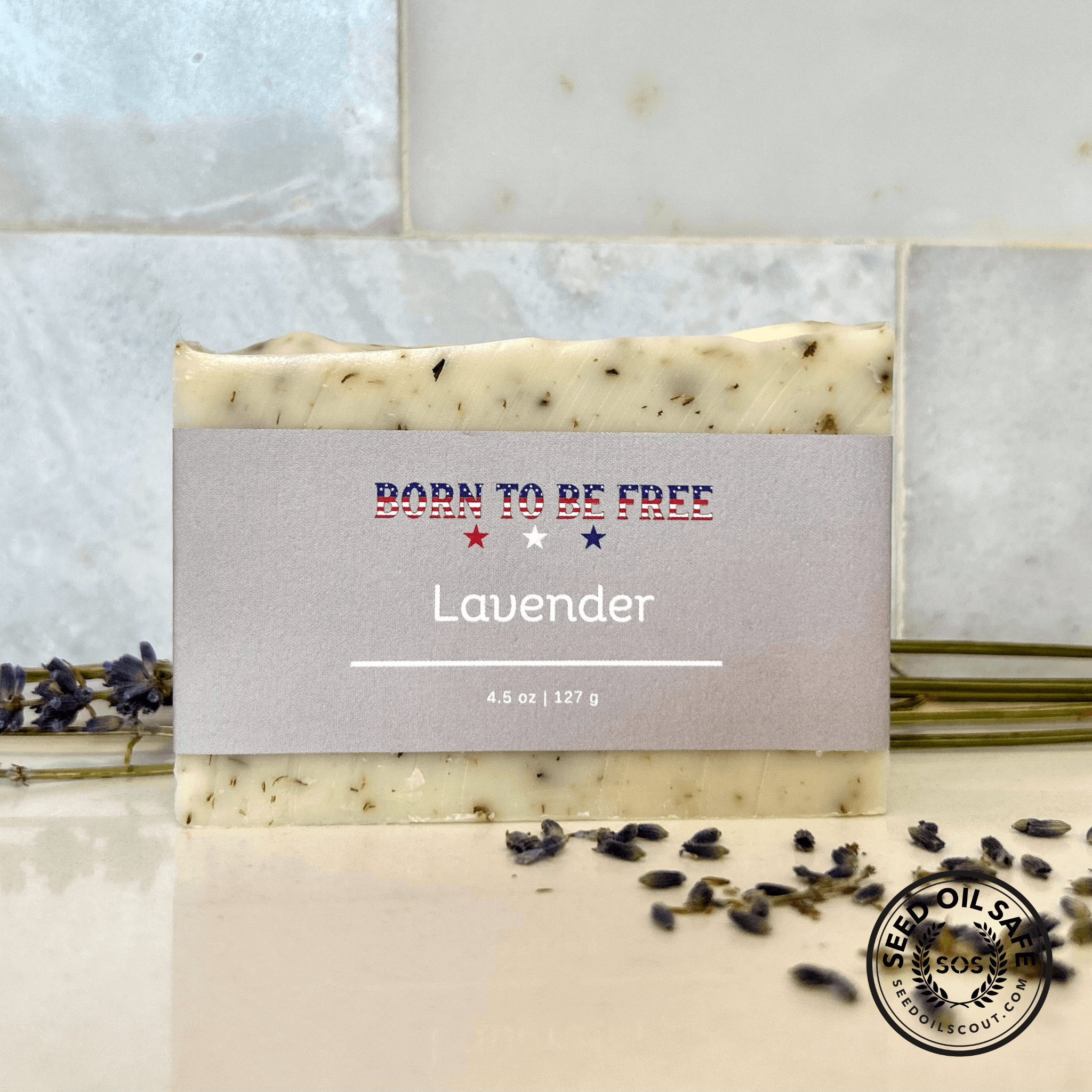 Lavender Tallow Soap Bar - BIG FRENCHIES