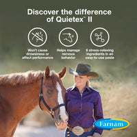 Farnam Quietex II Paste Focusing & Calming Pellets and Paste for Horses