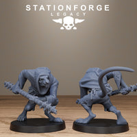 3D Printed Rotfang Plague Bearers by Stationforge Legacy Miniatures