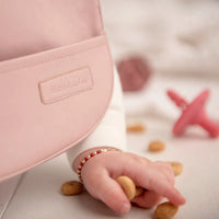 Classic - Set of Soft Vegan Leather Easy Clean Bibs 0-12 Months - BIG FRENCHIES