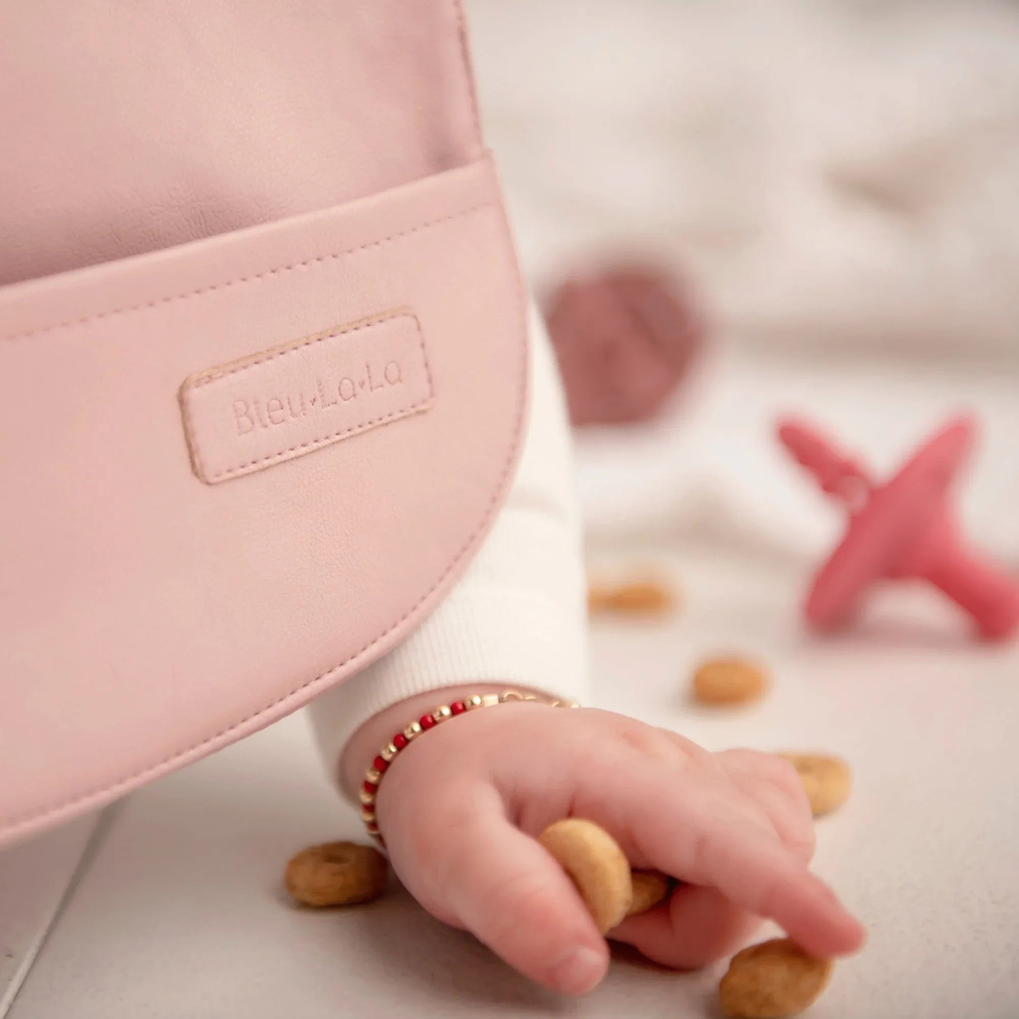 Classic - Set of Soft Vegan Leather Easy Clean Bibs 0-12 Months - BIG FRENCHIES