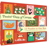 12 Days of Catmas 576 Piece Jigsaw Puzzle Set Chronicle