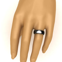 4 mm Comfort Fit Wedding Band Milgrain Edge