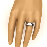 4 mm Comfort Fit Wedding Band Milgrain Edge